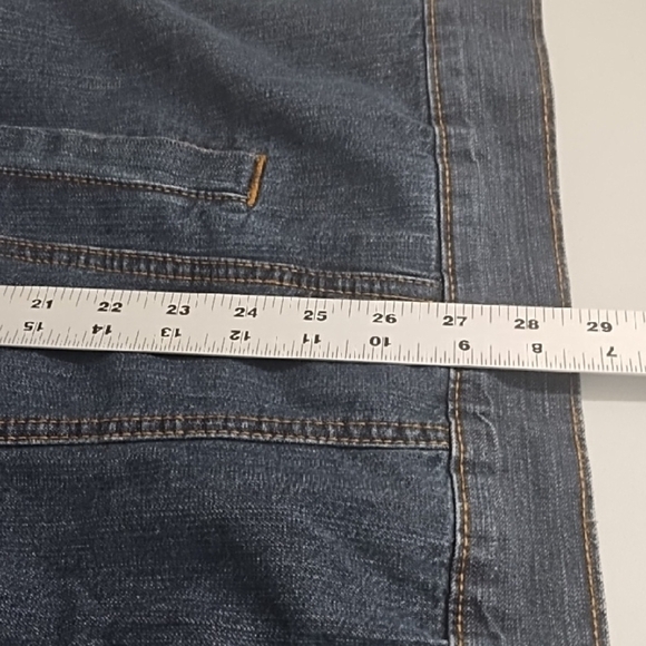 Wrangler Flannel Lined Denim Jean Jacket Barn Coat Corduroy Collar 4 Pockets - Picture 11 of 12